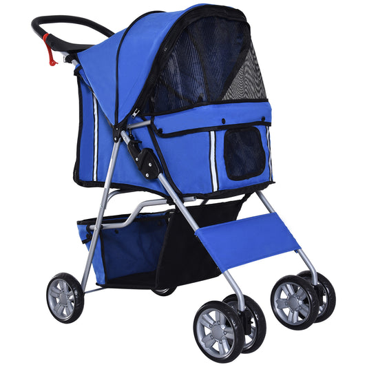 Hundewagen Hundebuggy Hunde Pet Stroller Buggy 4 Farben 3/4 Räder